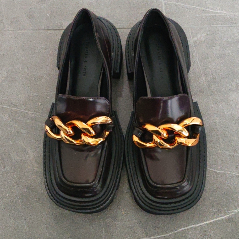 Charles & Keith lug sole loafer